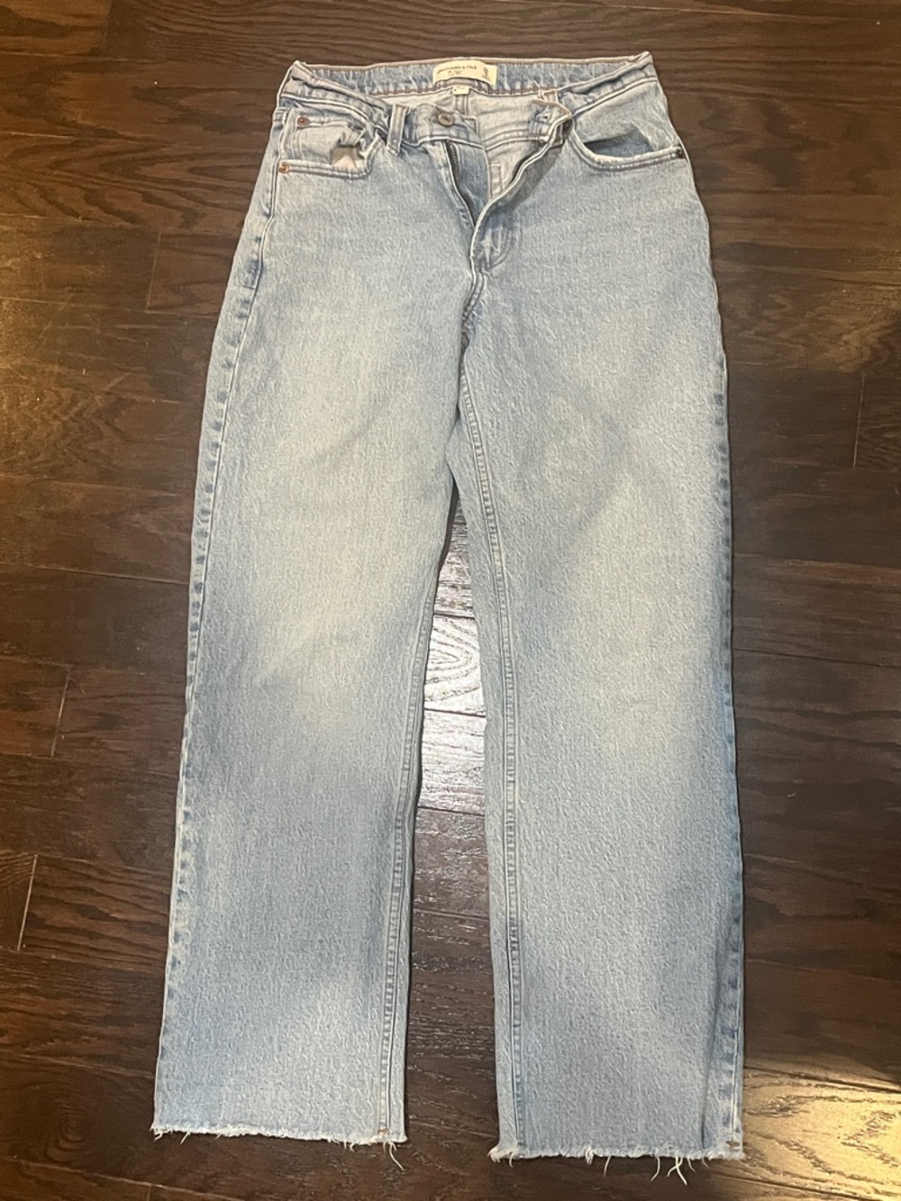 Abercrombie and fitch the baggy low rise/ curve love jeans